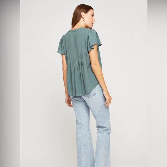 🩷🩷🩷 SOLD!! 🩷🩷🩷GENTLE FAWN Feminine Ava Top in spruce - US size L - Picture 2 of 8